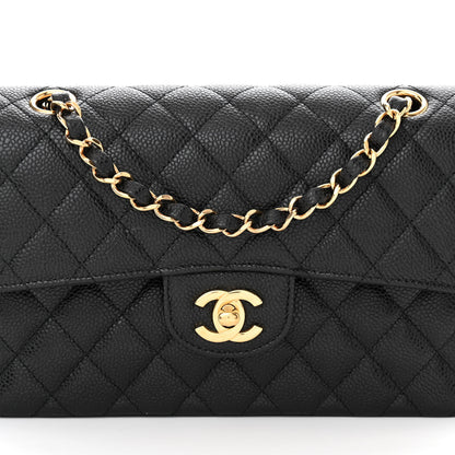 Chanel Caviar Quilted Small Double Flap Black 9 of 11