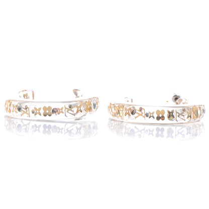 Louis Vuitton Inclusion Hoop Earrings Transparent 3 of 4