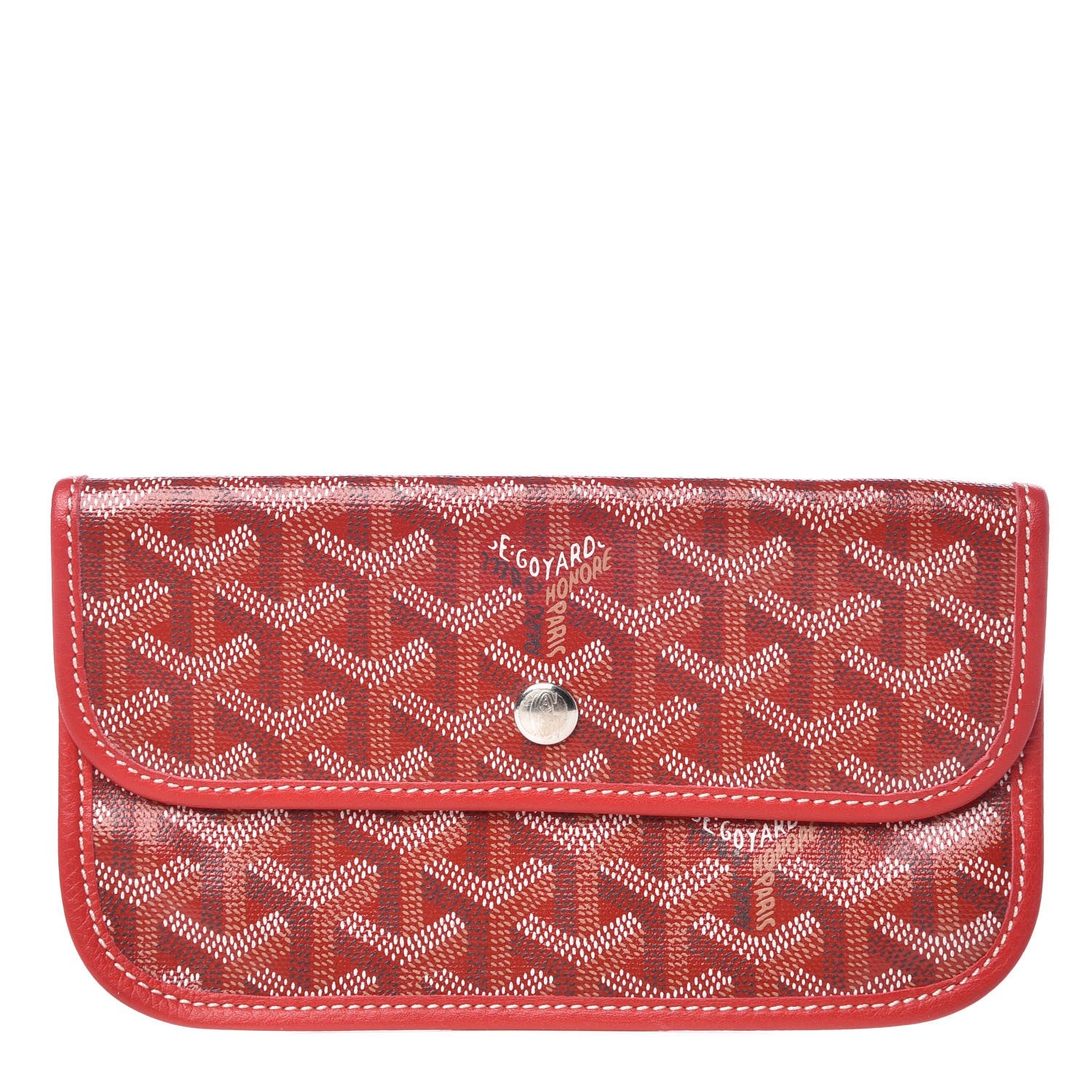Goyard Goyardine Pouch Red 1 of 6