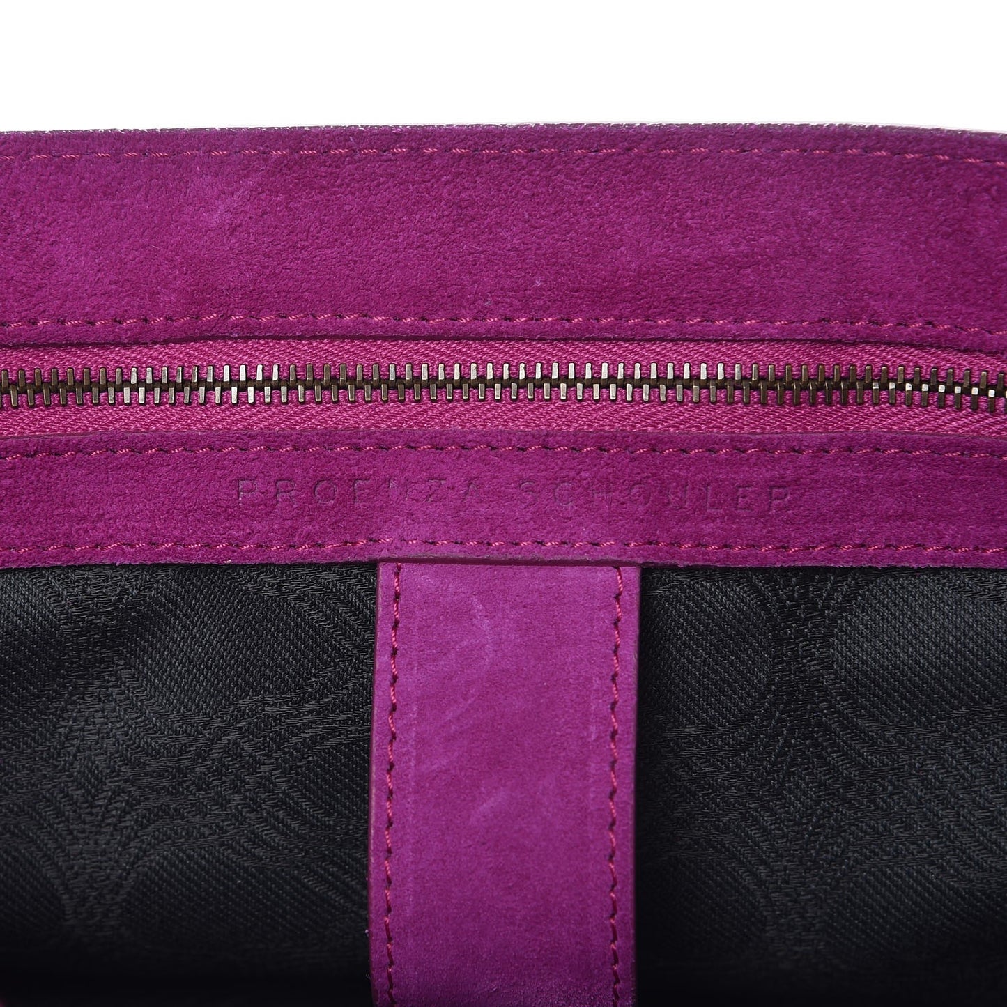 Suede Medium PS1 Satchel Grape