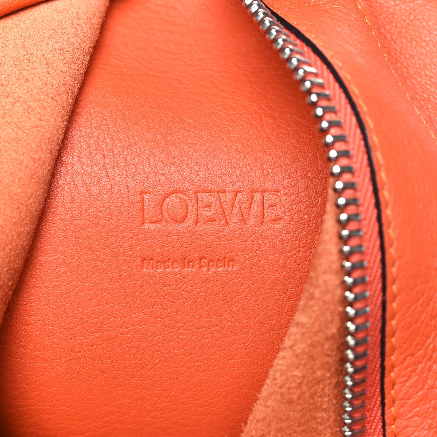 Loewe Soft Grained Calfskin Anton Sling Pumpkin 6 of 10