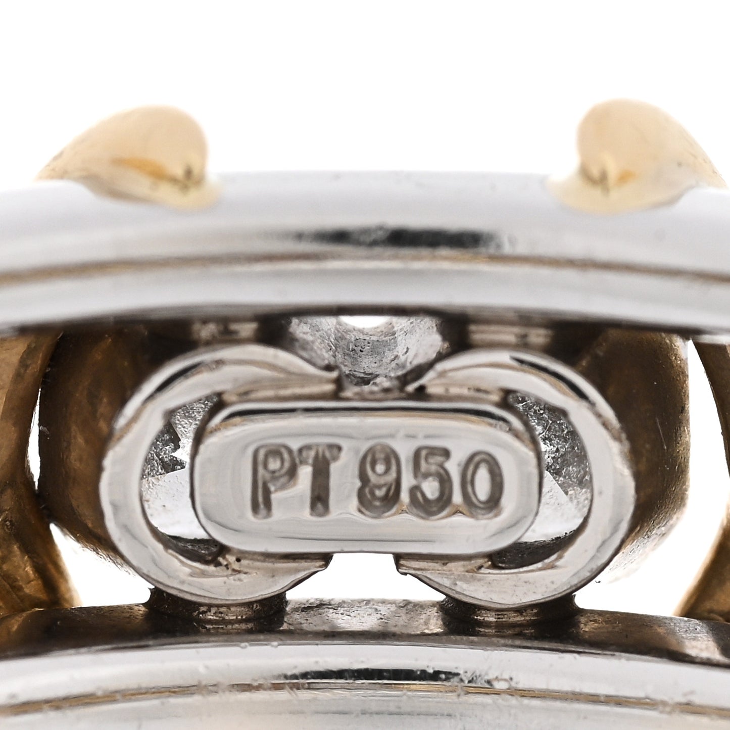 Platinum 18K Yellow Gold Diamond Schlumberger Sixteen Stone Ring 52 6