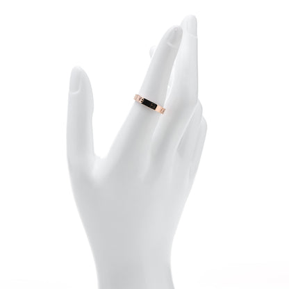 Cartier 18K Pink Gold 3.5mm LOVE Wedding Band Ring 55 7.25 2 of 5