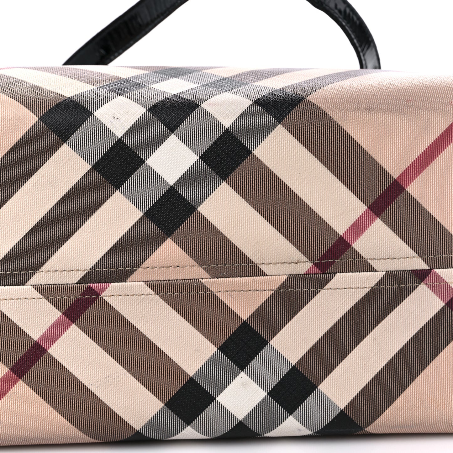 Supernova Check Large Nickie Tote Black