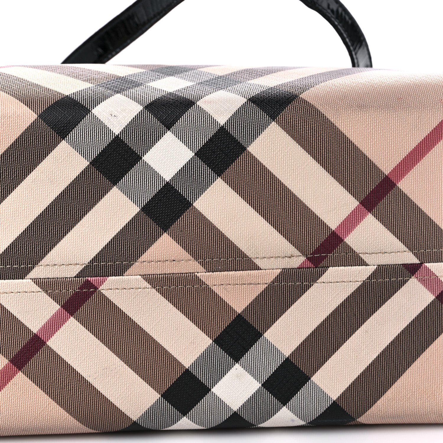 Burberry Supernova Check Large Nickie Tote Black 13 of 16
