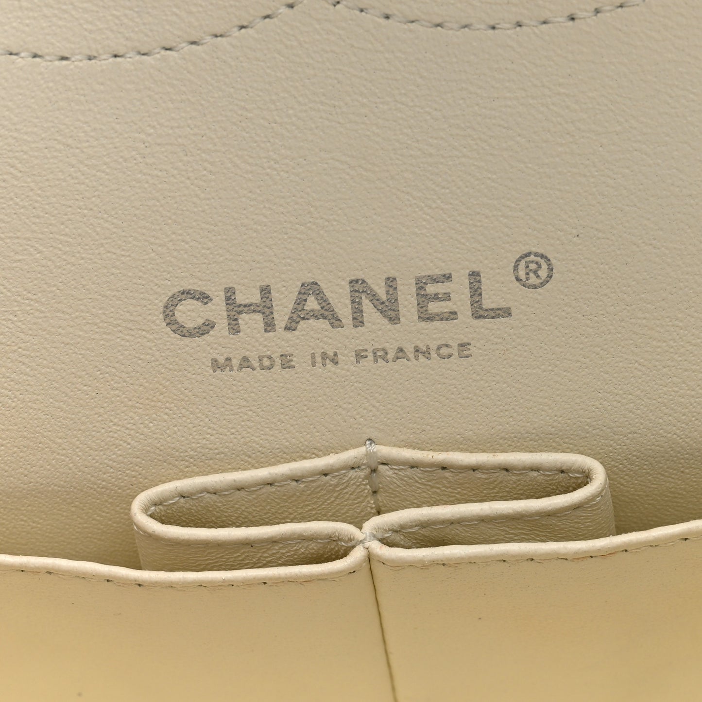 Patent Calfskin Quilted Rectangular Double Flap White