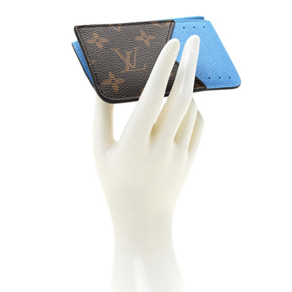 Louis Vuitton Monogram Zipped Romy Card Holder Gaston Blue 2 of 7