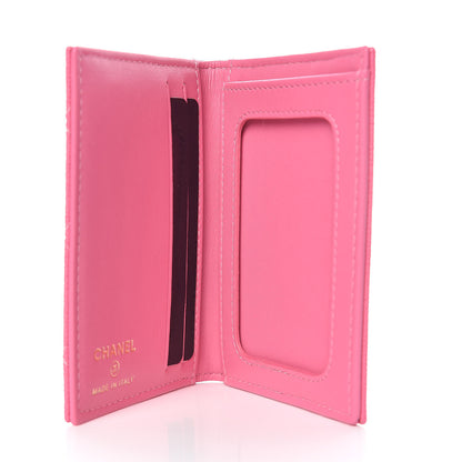 Chanel Caviar Quilted Card Holder Wallet Pink 5 of 8