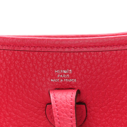 Hermes Taurillon Clemence Evelyne TPM Rose Extreme 5 of 12