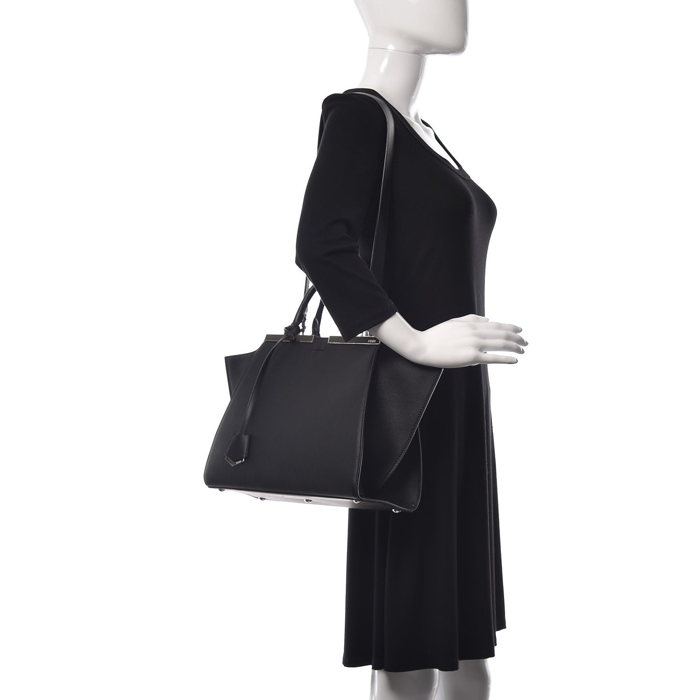 Vitello Dolce Petite 3jours Tote Black