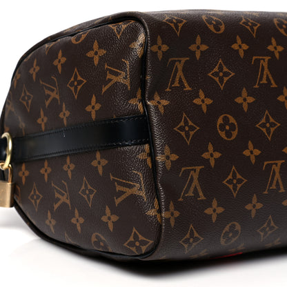 Louis Vuitton Monogram My World Tour Speedy Bandouliere 30 Black 7 of 9