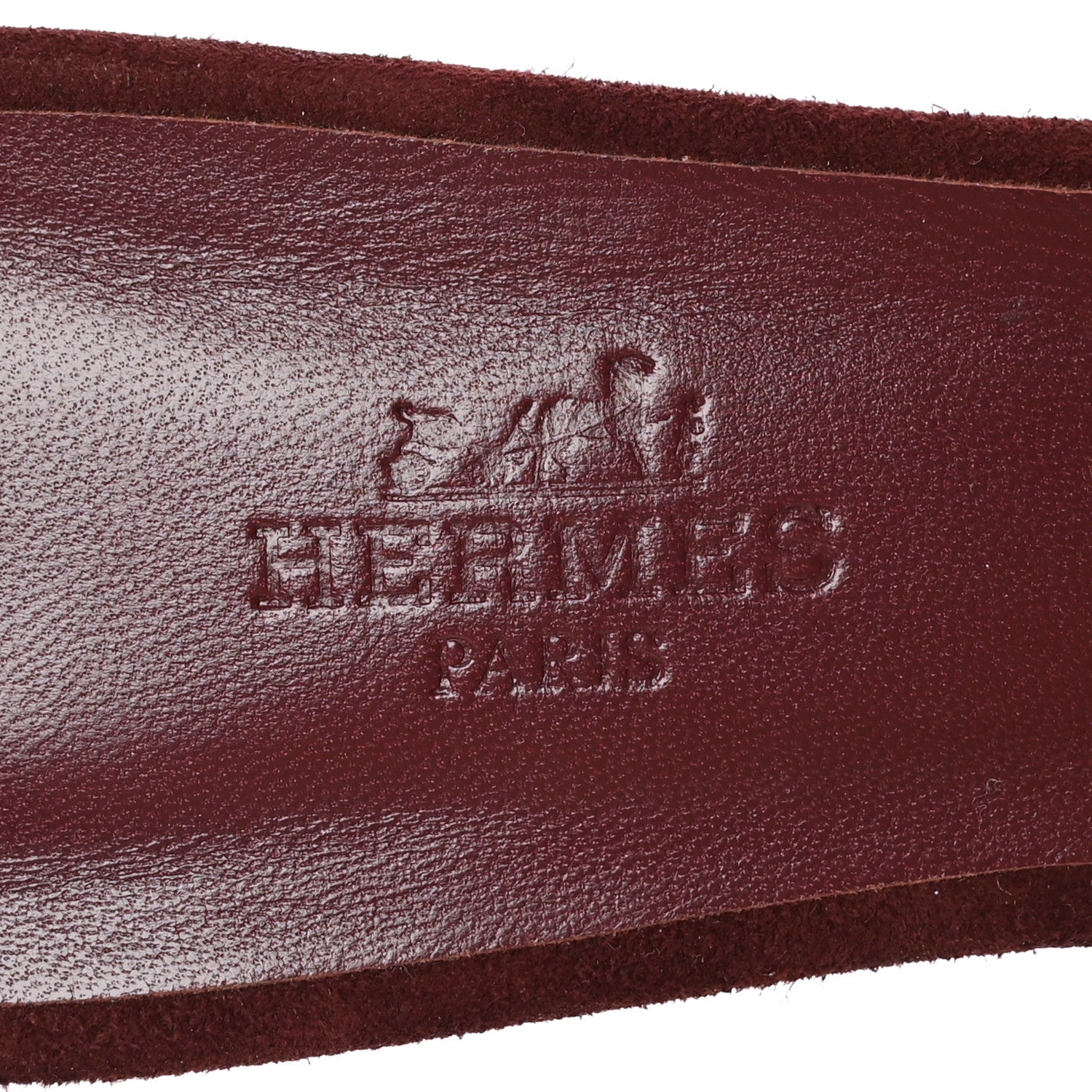 Hermes Suede Goatskin Oasis Sandals 37 Rouge Marsala 7 of 9