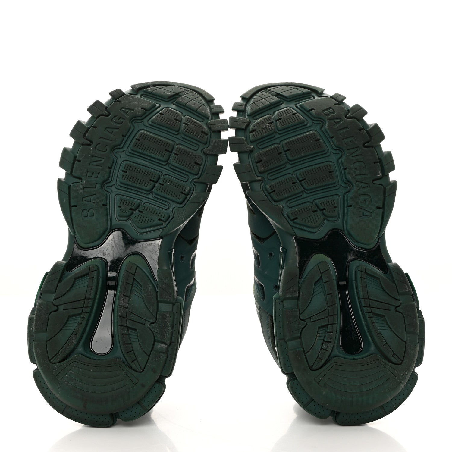 Balenciaga Mesh Nylon Mens Track Sneakers 40 Dark Green 5 of 8