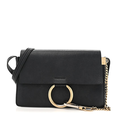 Chloe Calfskin Mini Faye Shoulder Bag Black 1 of 20