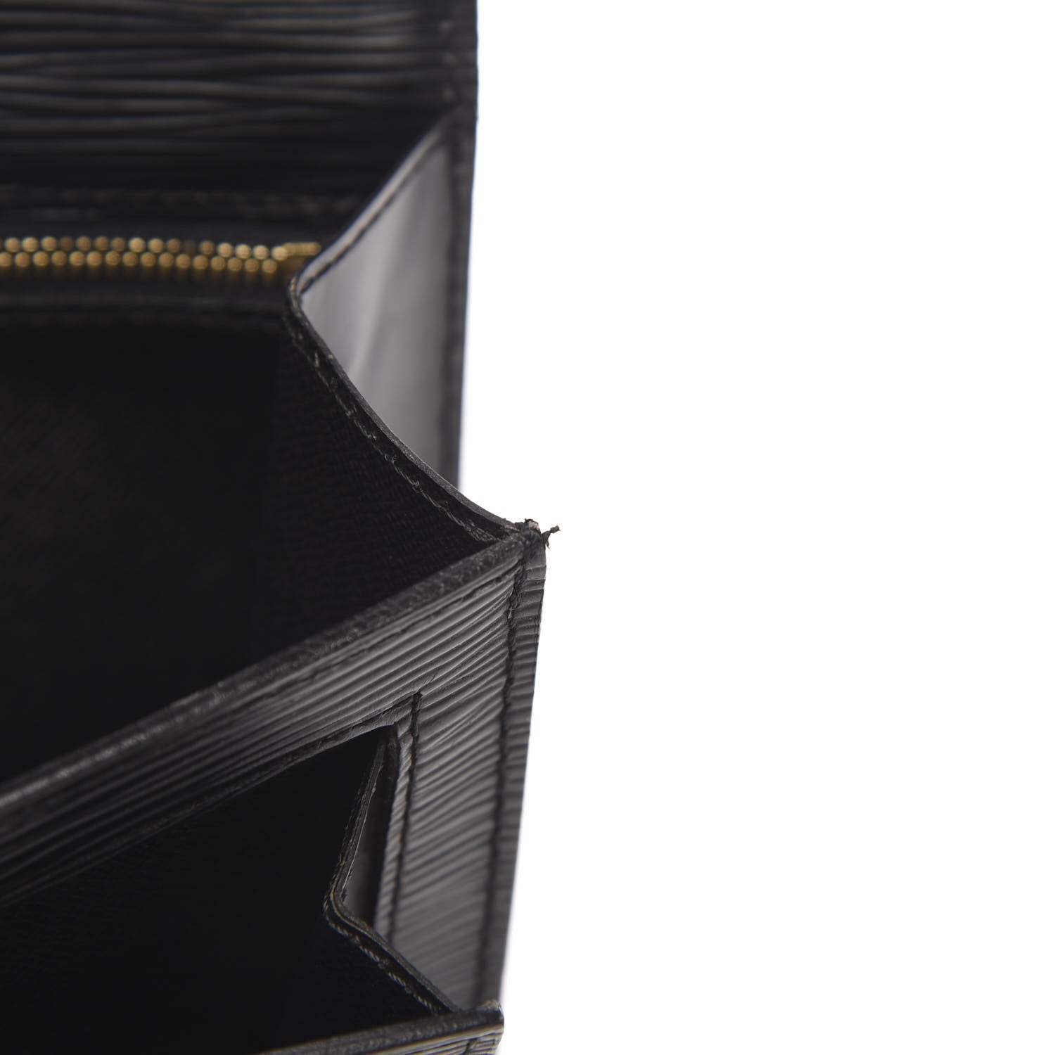 Louis Vuitton Epi Pochette Sellier Dragonne Clutch Black 10 of 13