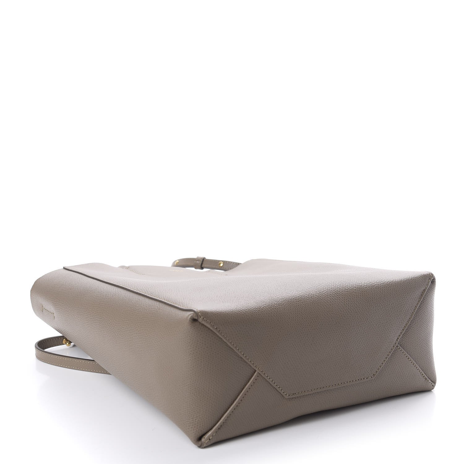 Celine Grained Calfskin Small Vertical Cabas Taupe 5 of 10