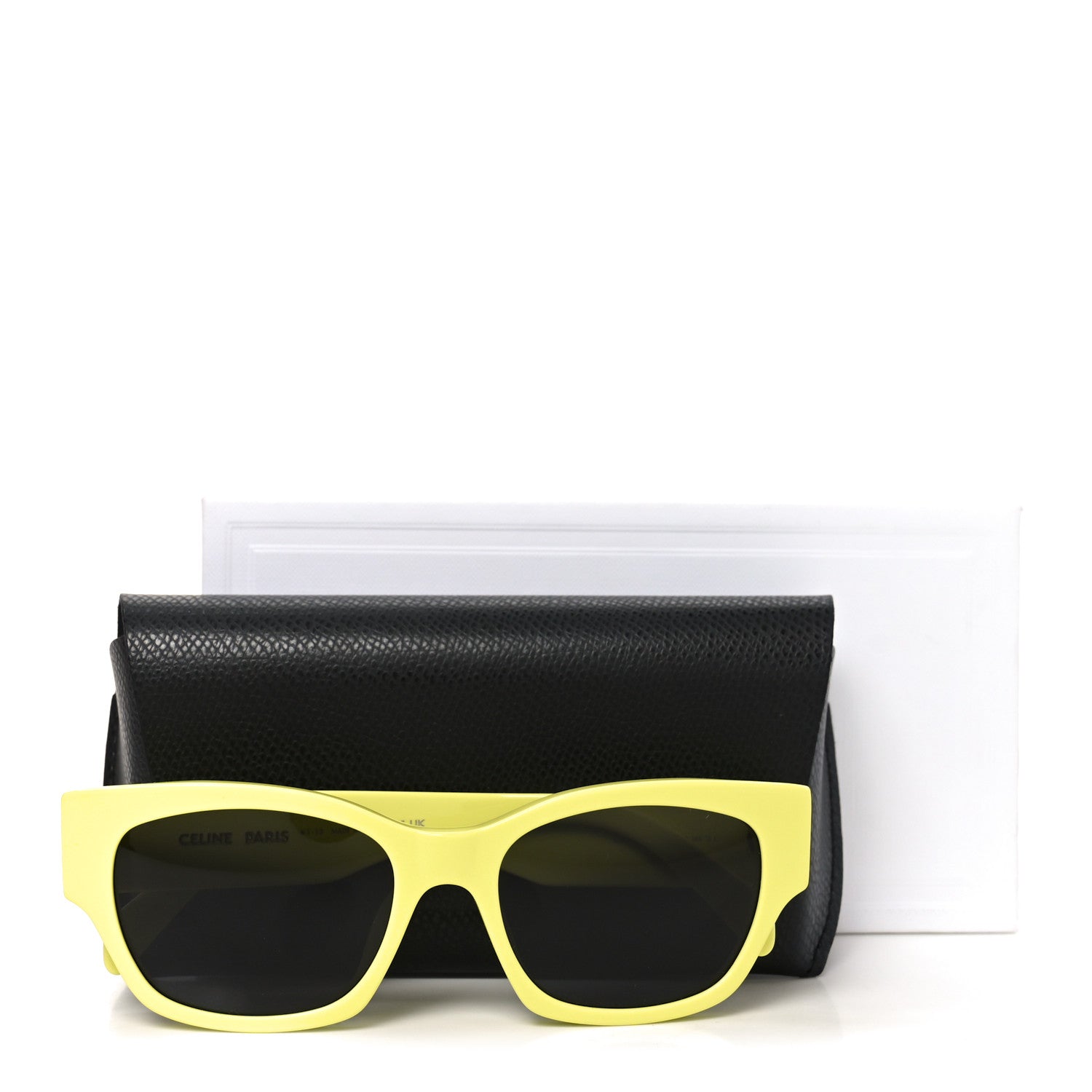 タイムセール！！【新品未使用】CELINE サングラス　アセテート グリーン Celine Acetate Cat Eye Sunglasses CL 40197U Neon Green 1855742