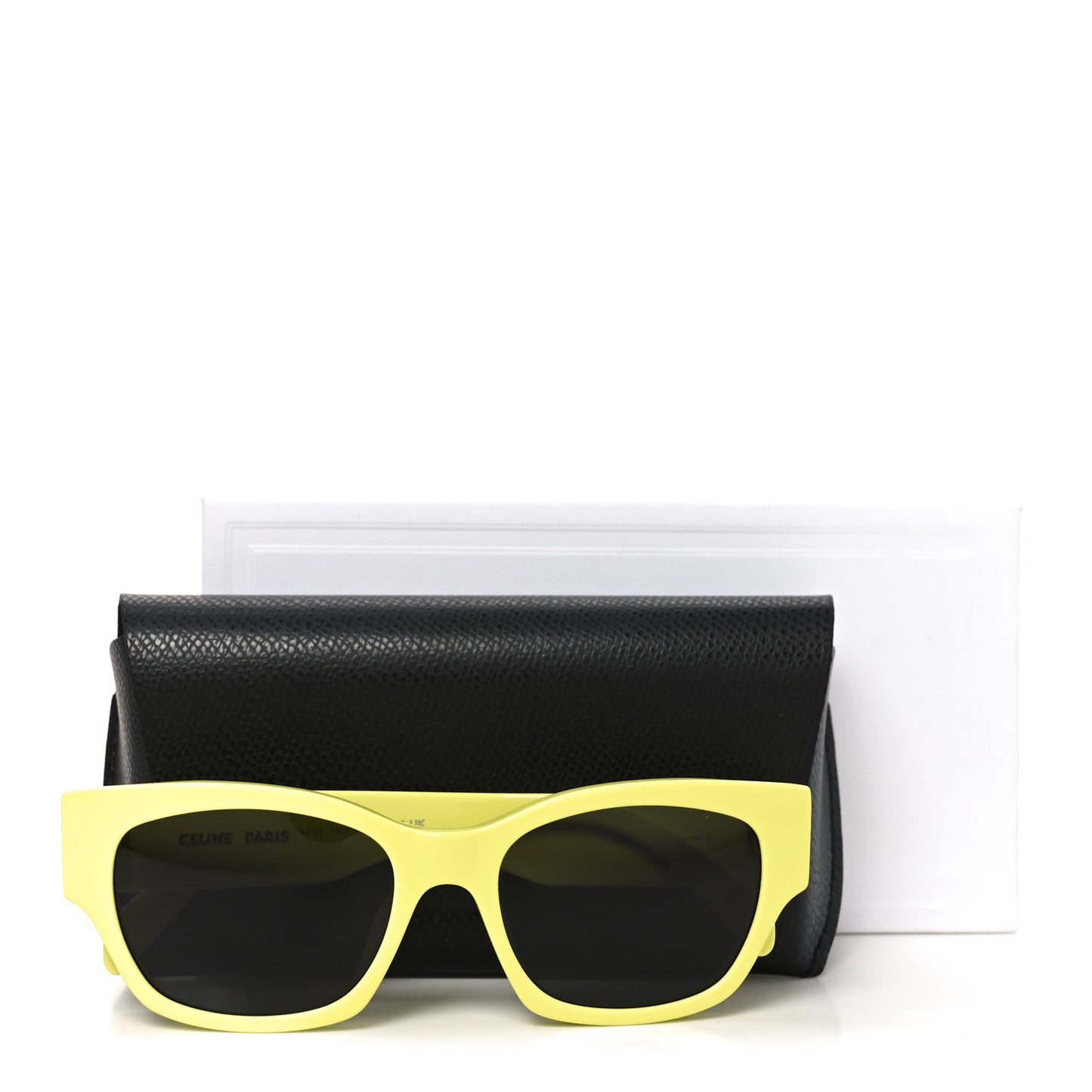 Acetate Cat Eye Sunglasses CL 40197U Neon Green