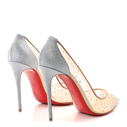 Christian Louboutin Crystal Strass Follies 100 Pumps 40.5 Crystal 5 of 9