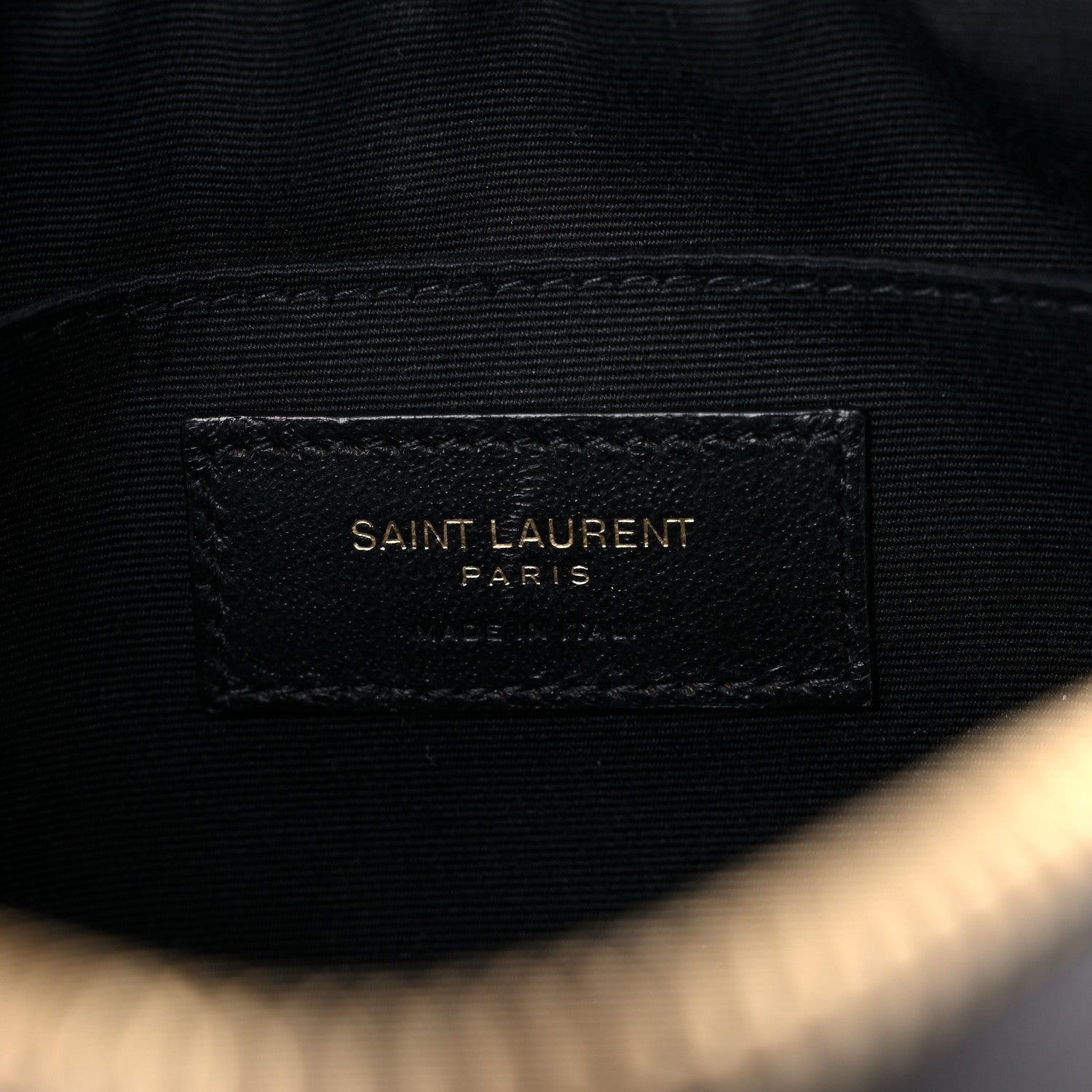 Saint Laurent Calfskin Matelasse Monogram Lou Camera Bag Pebble 6 of 9
