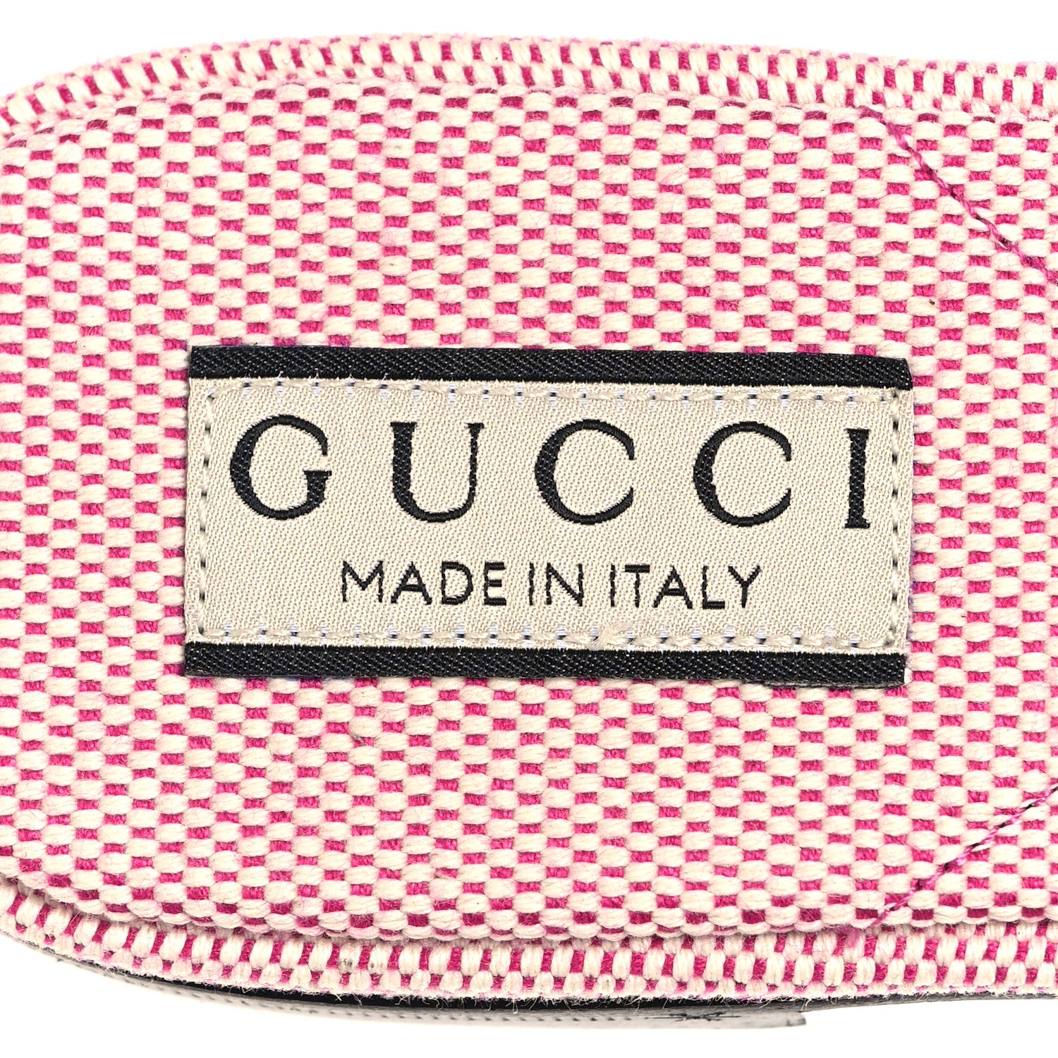 Gucci Canvas Interlocking G Cut Out Slide Sandals Princess 37 Fuxia 8 of 9