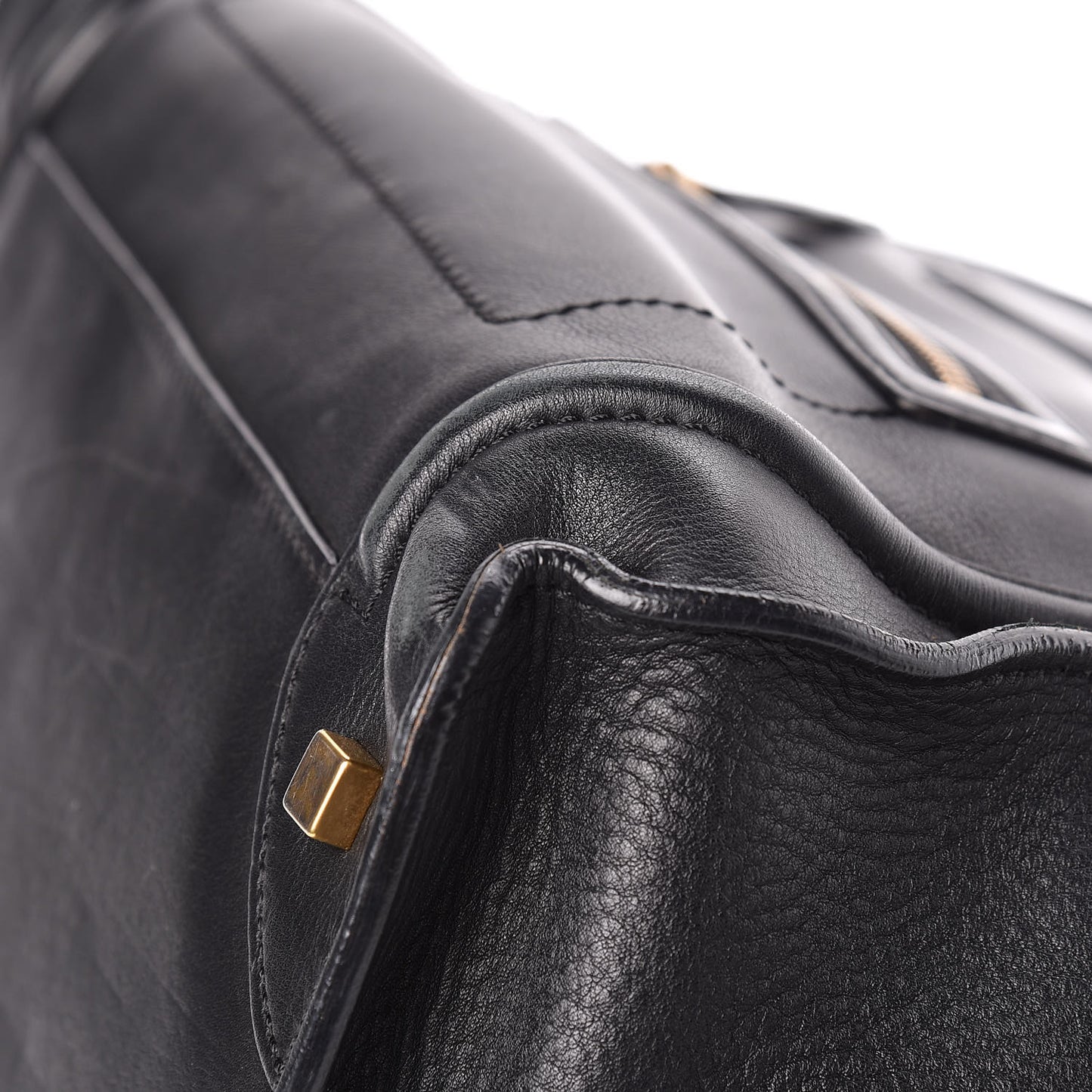 Smooth Calfskin Mini Luggage Black