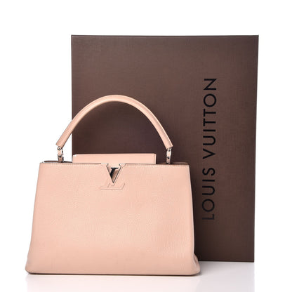 Louis Vuitton Taurillon Capucines MM Petale 14 of 14