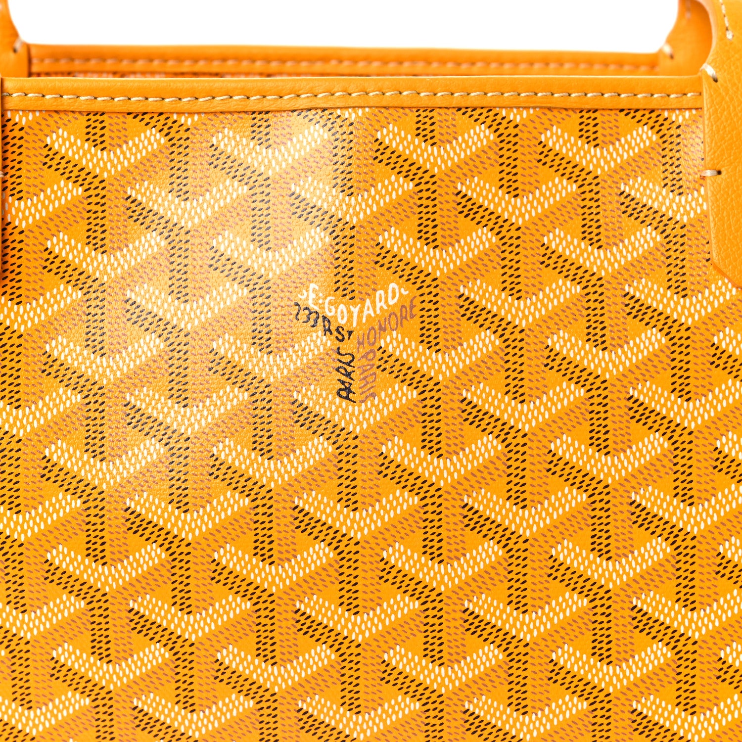 Goyard Goyardine Artois MM Yellow 10 of 10
