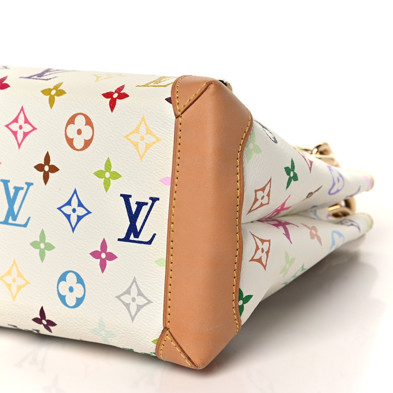 Louis Vuitton Monogram Multicolor Audra White 9 of 9