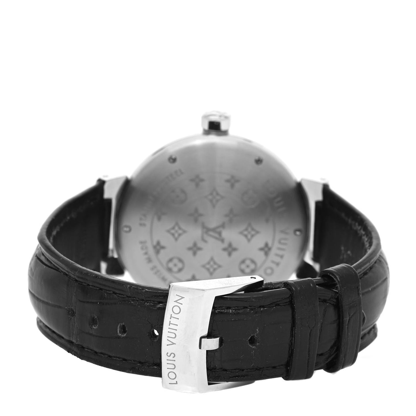Stainless Steel Alligator 39mm Tambour Quartz Watch