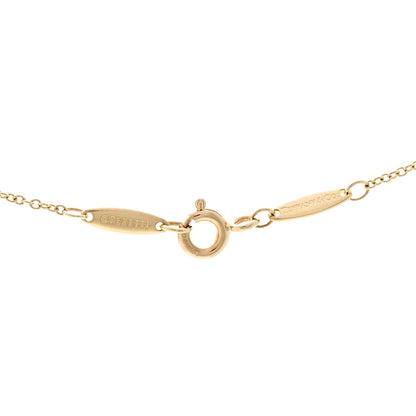 Tiffany 18K Yellow Gold Diamond .05ct Elsa Peretti Diamonds by the Yard Pendant Necklace 4 of 4