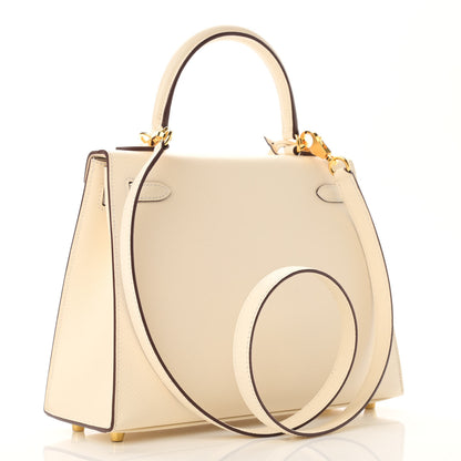 Hermes Epsom Kelly Sellier 25 Nata 3 of 11