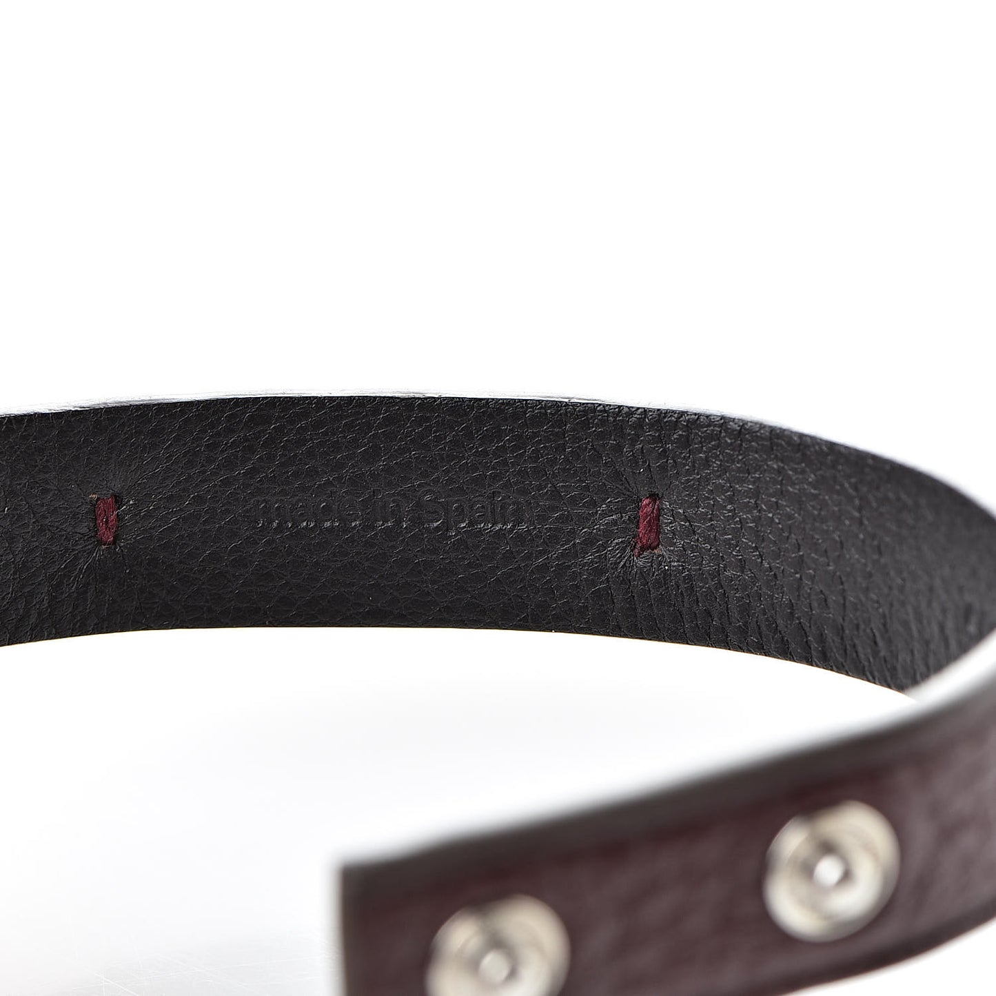 Taurillon Press it Bracelet 19 Bordeaux