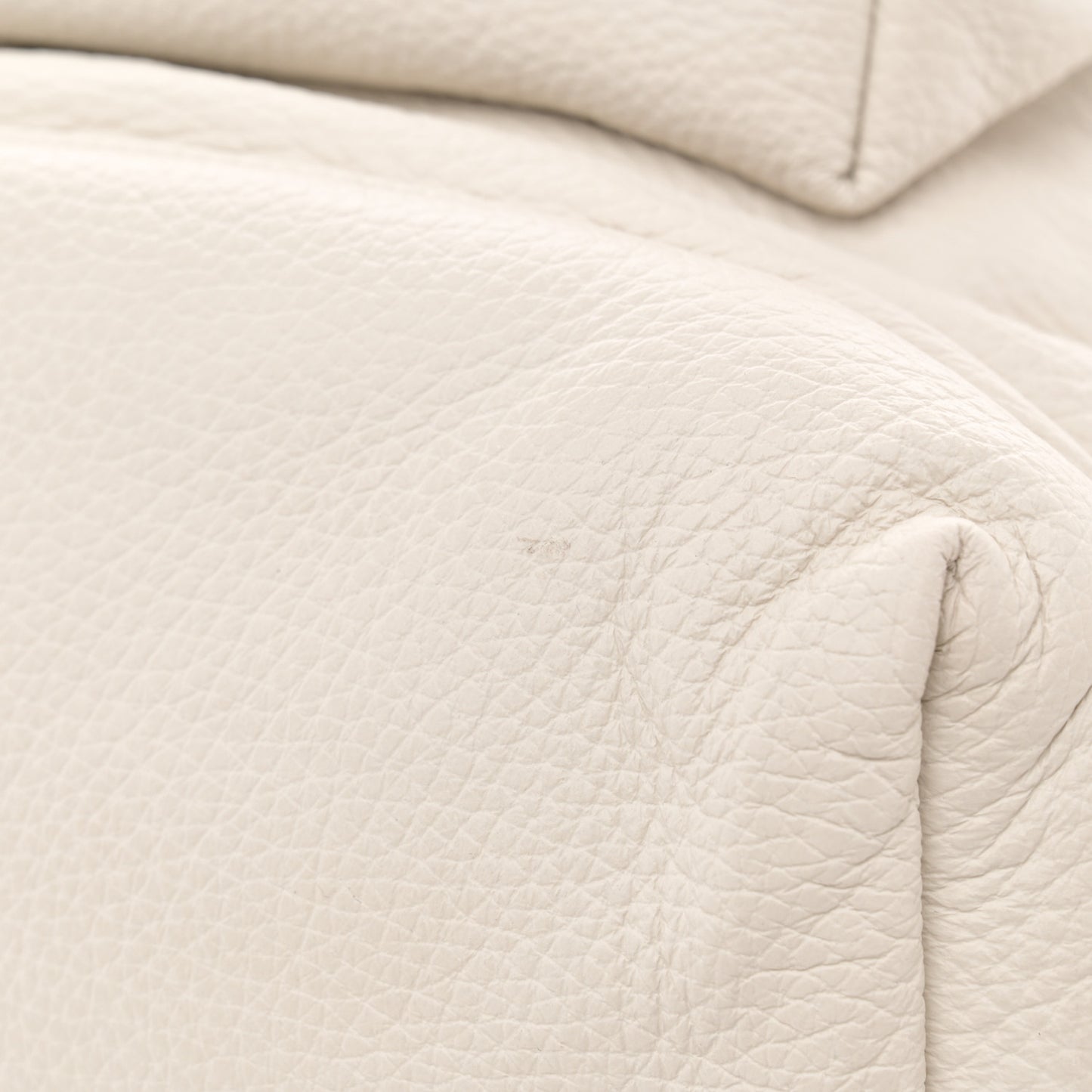 Canvas Calfskin Backpack Natural