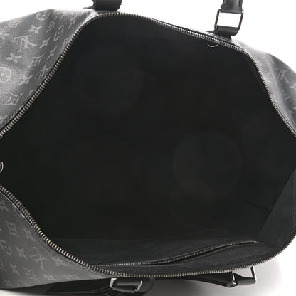 Louis Vuitton Monogram Eclipse Keepall Bandouliere 55 5 of 9