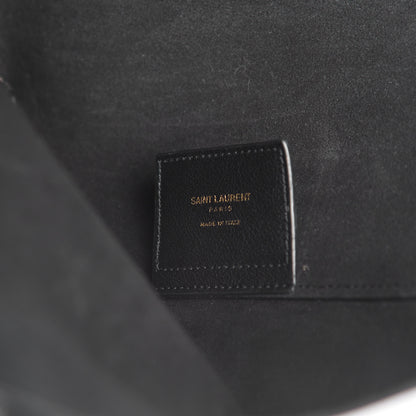 Saint Laurent Calfskin Large Shopping Tote Black 8 of 10