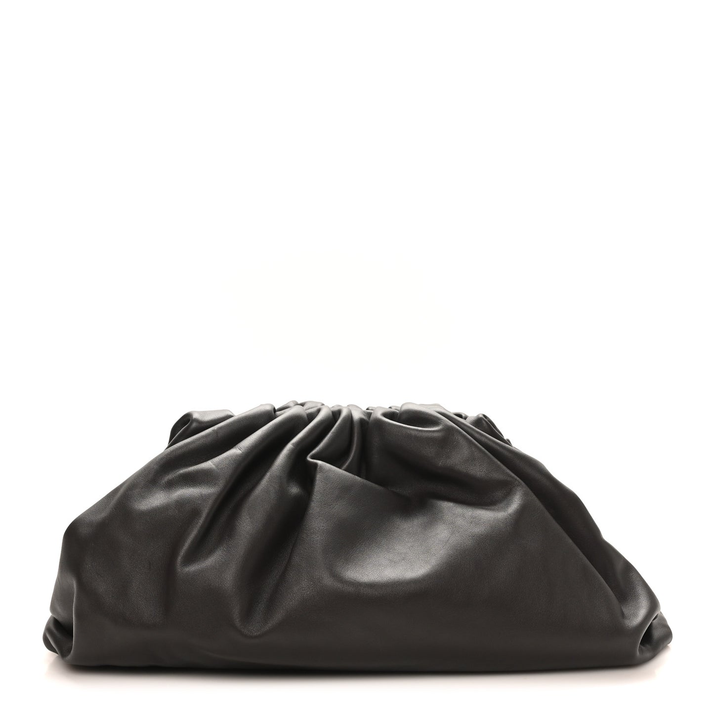 Smooth Butter Calf The Pouch Oversized Clutch Fondant