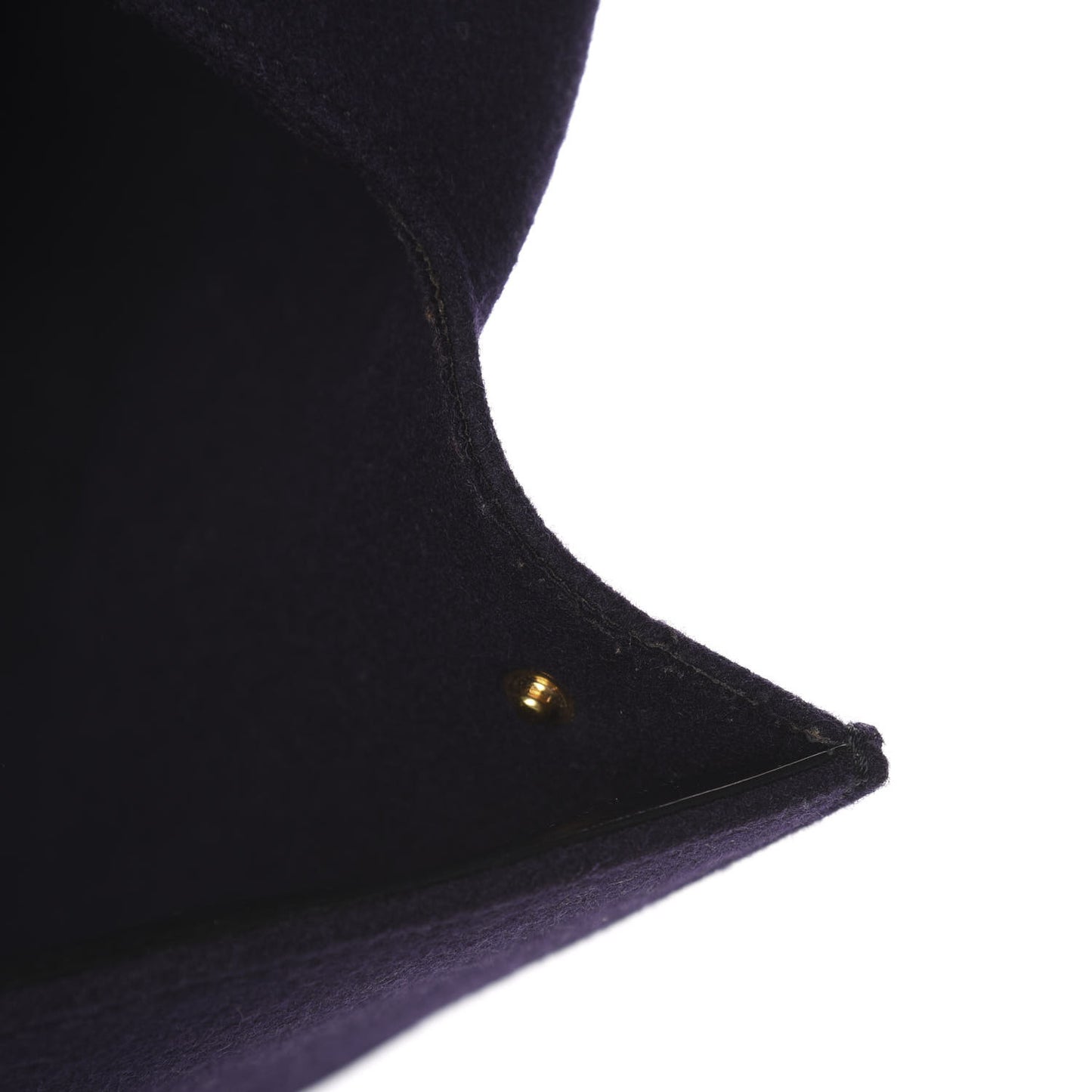 Felt Calfskin Medium Tie Knot Tote Navy