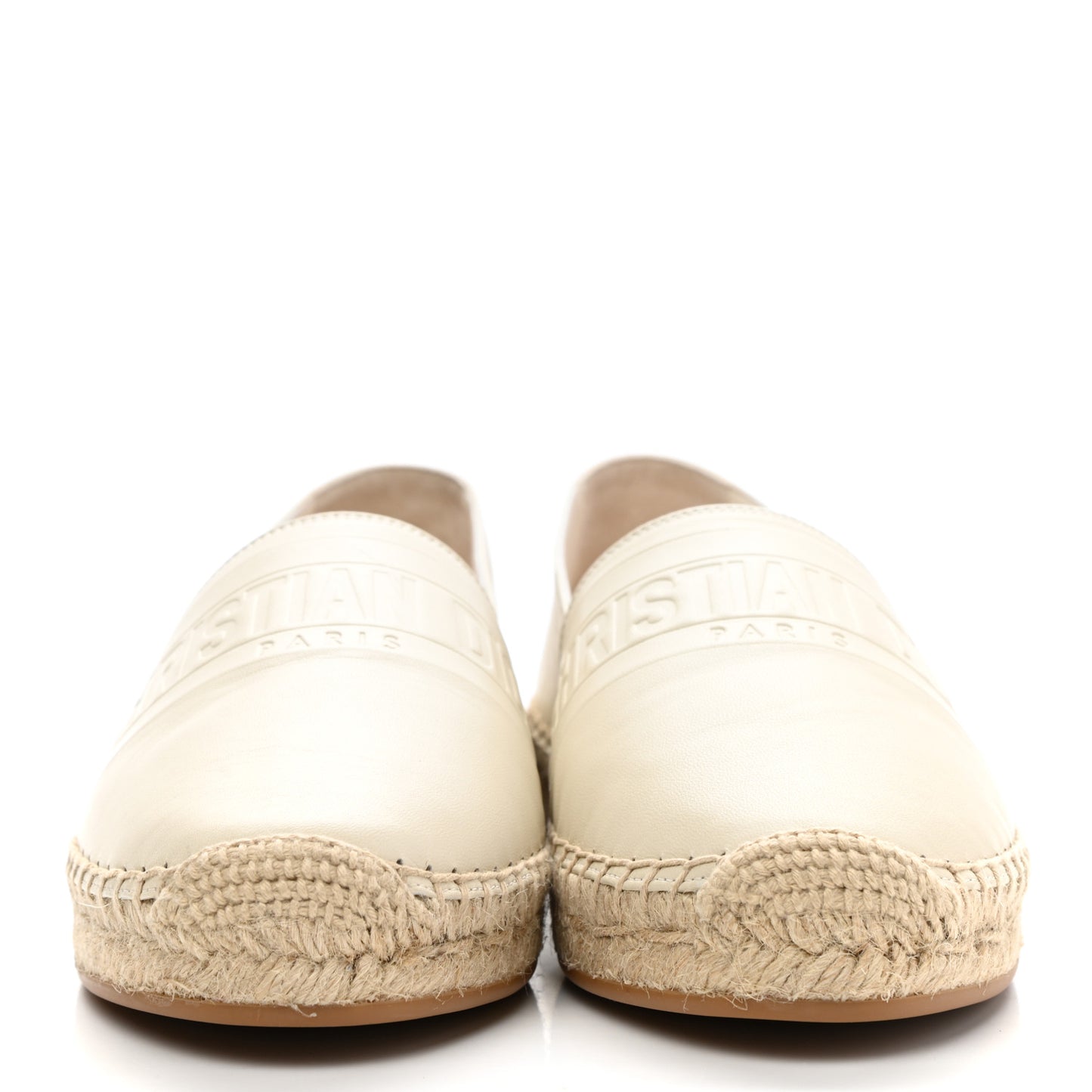 Lambskin Granville Espadrille 37 Off White