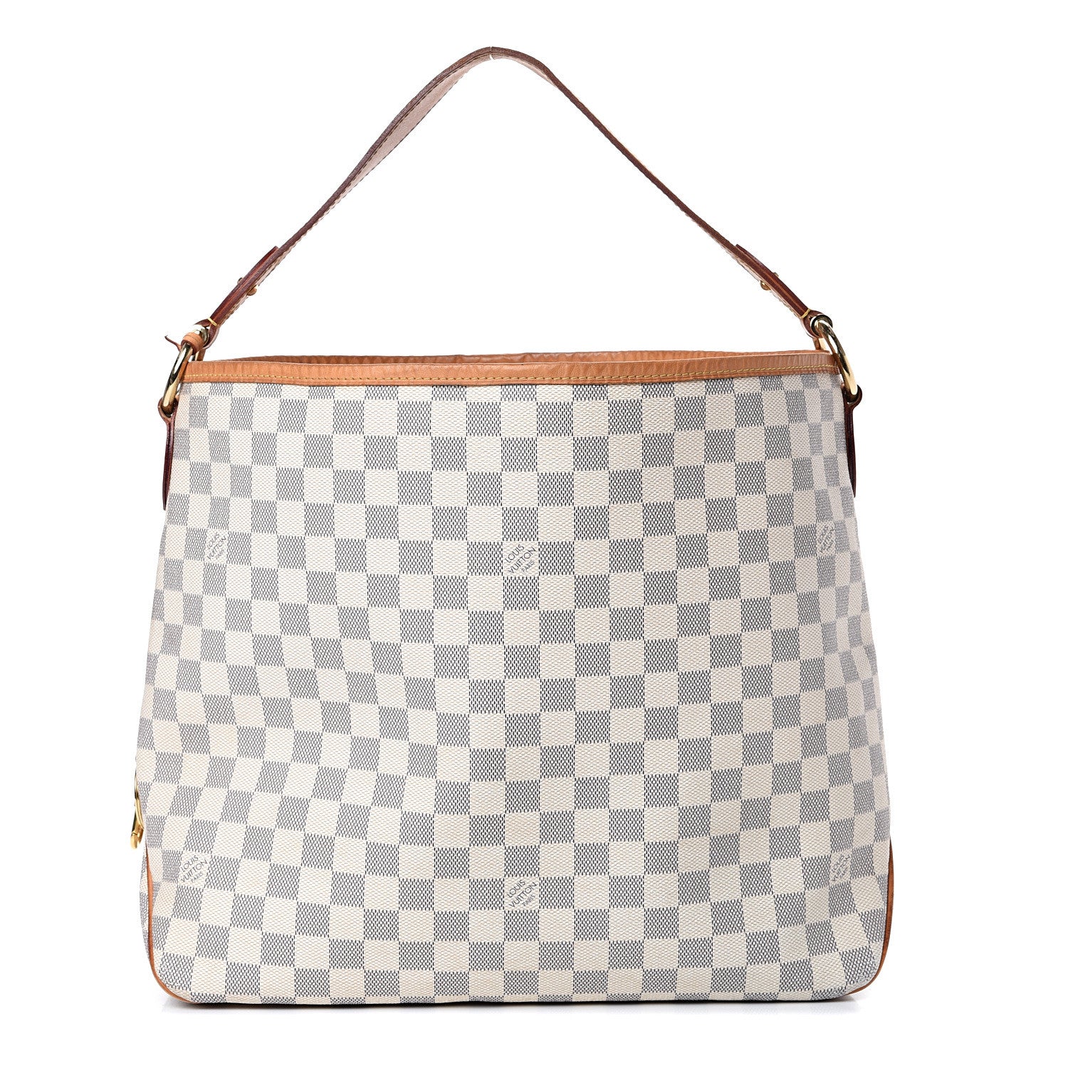 Louis Vuitton Damier Azur Delightful MM Rose Ballerine 1 of 18