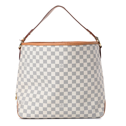 Louis Vuitton Damier Azur Delightful MM Rose Ballerine 1 of 18