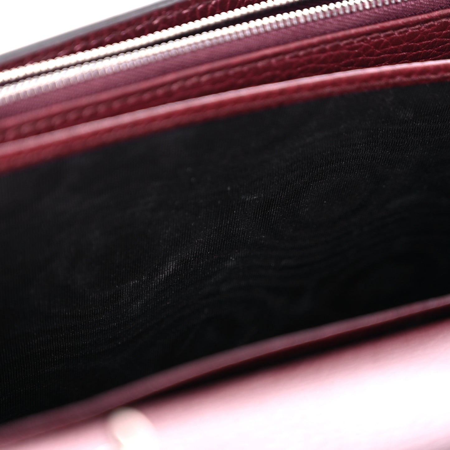 Dollar Calfskin Crystal Mini Dionysus Chain Wallet Vintage Bordeaux