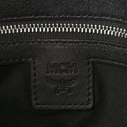 MCM Visetos Large Tote Black 6 of 10