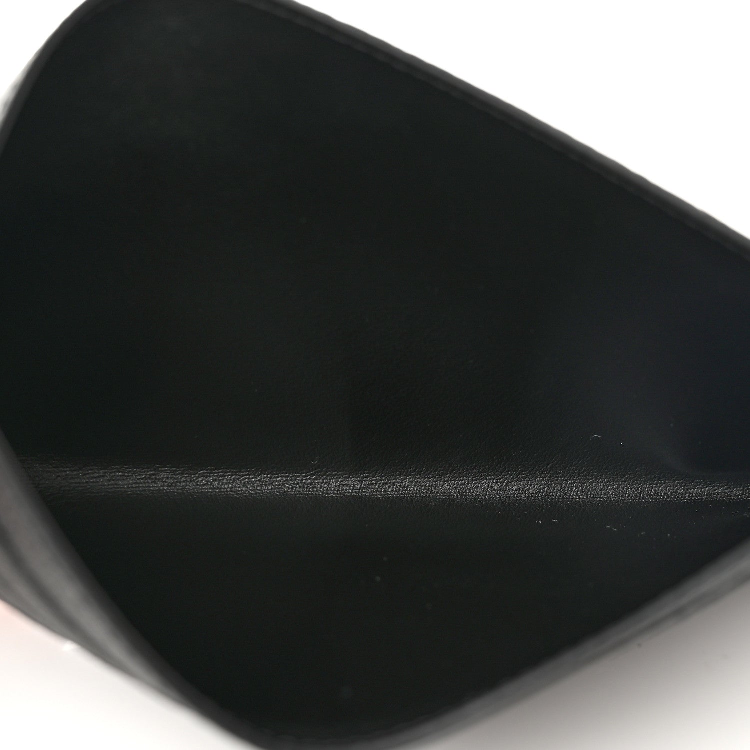 Louis Vuitton Calfskin Felicie Chain Wallet Card Holder Insert Black 5 of 6