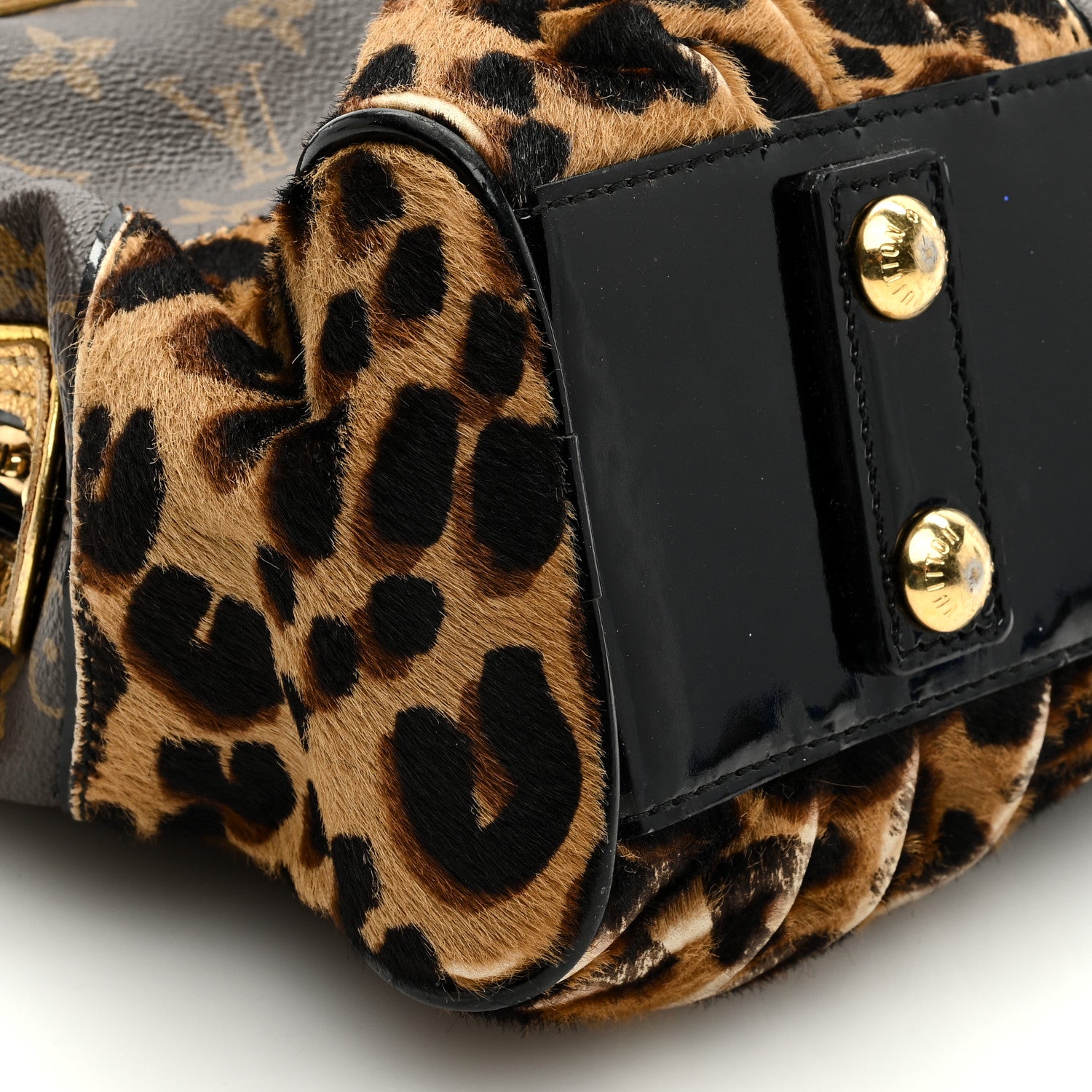 Louis Vuitton LOUIS VUITTON Monogram Leopard Adele 7 of 8