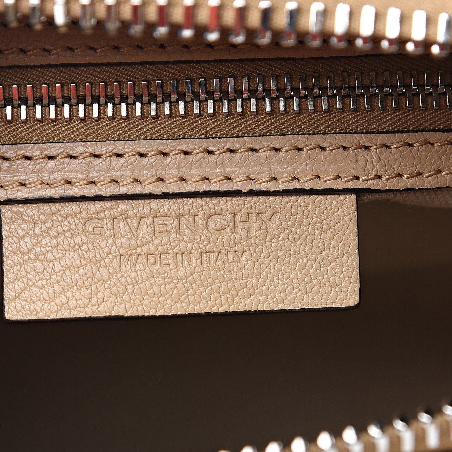 Givenchy Sugar Goatskin Mini Antigona Beige Camel 5 of 10
