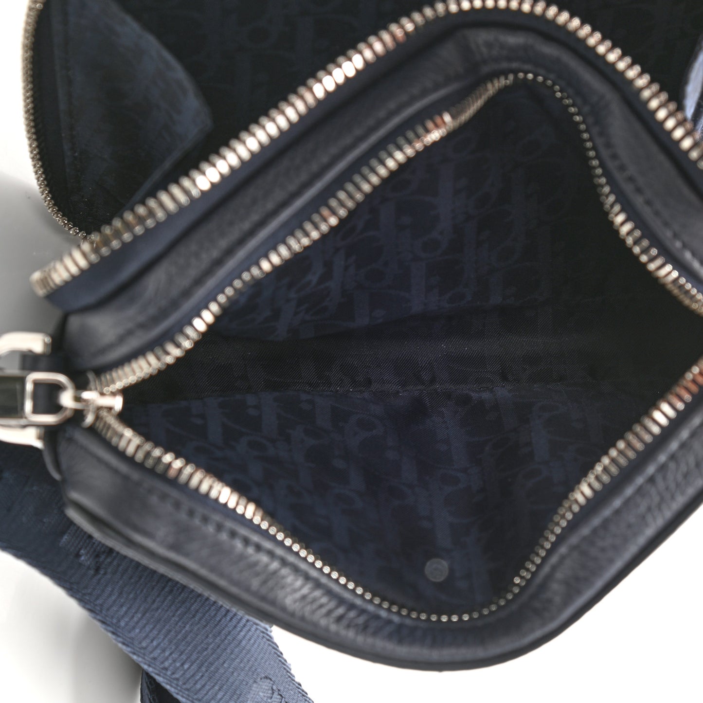 X AIR JORDAN Grained Calfskin Crossbody Blue