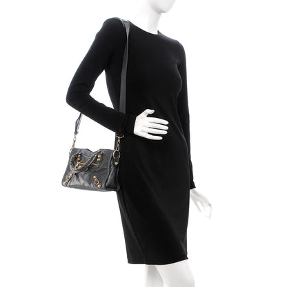 Balenciaga Agneau Giant 12 Gold Hardware Mini City Gris Tarmac 2 of 9