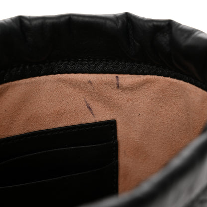 Gucci Calfskin Matelasse Mini GG Marmont 2.0 Bucket Bag Black 13 of 13