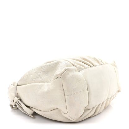 Gucci Guccissima Medium Hysteria Tote Ivory 4 of 13